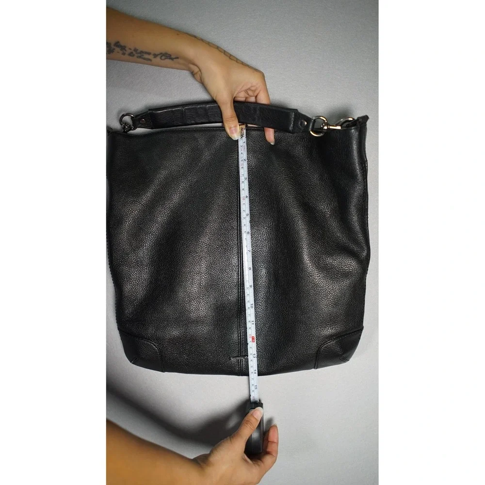 Rebecca Minkoff Black Leather Hobo Shoulder Bag Large Slouchy Purse Handbag